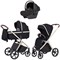 Коляска Carrello Vector CRL-6550 Nova DK791 Black Line 3 в 1 Pearl Black 1876917275 - фото 53971