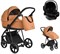 Детская коляска Roan Sol 3 в 1 с автокреслом Tutis Elo Lux Black RSL/1014 Cinnamon 1168422500 - фото 54366