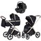 Коляска Carrello Vector CRL-6550 Vega Absolute Black 3 в 1 Pearl Black 1200514039 - фото 54472