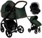 Детская коляска Roan Esso 2025 3 в 1 с автокреслом Tutis Elo Lux Black ESS113/1 Dark Green/Black 721462307 - фото 54516