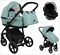 Детская коляска Roan Esso 2025 Кожа 3 в 1 с автокреслом Tutis Elo Lux Black ESSK/214/1 Misti Mint/Grey/руч.Черный 1606965256 - фото 54535