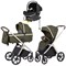 Коляска Carrello Vector CRL-6550 Nova DK791 Grey Line с базой Isofix 3 в 1 Deep Green 1160194722 - фото 54684