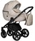 Детская коляска Indigo Mio Eco 2 в 1 02 св.бежевая кожа 871335007 - фото 5471