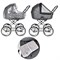 Детская коляска люлька Roan Bass Next Classic d14 1 в 1 RCL273/1 Steel Grey/Chrome 1356448209 - фото 547