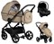 Детская коляска Tutis Uno 5 Plus Essential collection 3 в 1 с автокреслом Elo Lux EduSky Black 1402192 Bacio 72190586 - фото 55439