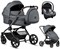 Детская коляска Tutis Gio Plus 3 в 1 с автокреслом Elo Lux EduSky Grey 1552133 Grigio 141782470 - фото 55561