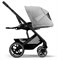 Коляска 3 в 1 Cybex Balios S Lux BLK и автокресло Aton B2 i-Size Volcano Black с базой isofix Base One Lava Grey с дождевиком 432592705 - фото 56234