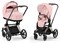 Коляска 2 в 1 Cybex Priam IV Rosegold complete Peach Pink 249031427 - фото 5661