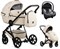 Детская коляска Tutis Viva 5 Plus Leather 2024 3 в 1 с автокреслом Elo Lux EduSky Grey 1452086 Vanilla 918809559 - фото 56805
