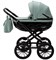 Детская коляска Adamex Chantal Retro Deluxe 2 в 1 C-SA20 (СЕРО-ЗЕЛЕНАЯ КОЖА) 2041420429 - фото 5687