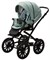 Детская коляска Adamex Chantal Retro Deluxe 2 в 1 C-SA20 (СЕРО-ЗЕЛЕНАЯ КОЖА) 2041420429 - фото 5690