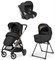 Коляска 3 в 1 Inglesina Electa System Quattro DRW 2025 с подставкой под люльку Upper Black 1337100560 - фото 57386