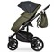 Детская коляска Riko Basic Ozon 3 в 1 02 черно-зеленый 1010787973 - фото 57514