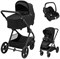 Коляска детская Maxi-Cosi Oxford Plus 3 в 1 с автокреслом CabrioFix Essential black 1978390110 PlusTwillic Black/Черный 1360285717 - фото 58605