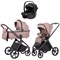 Коляска Carrello Vector CRL-6550 Ammonite AY329 Pro Absolute Black 3 в 1 Cupcake Beige 176748066 - фото 58658