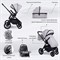 Детская коляска Sweet Baby Vento Black 3 в 1 Grey 611691873 - фото 58737