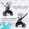 Детская коляска Sweet Baby Vento Black 3 в 1 Grey 611691873 - фото 58775