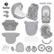Детская коляска Tutis Nanni 7 3 в 1 1533052 Pewter 1426666184 - фото 59065
