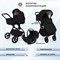 Детская коляска Sweet Baby Stella Plus Neo 3 в 1 Black 1786808851 - фото 59279