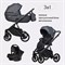 Детская коляска Riko Basic Montana Ecco 3 в 1 24 Graphite 857614496 - фото 59714