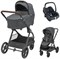 Коляска детская Maxi-Cosi Oxford Plus 3 в 1 с автокреслом CabrioFix Essential black 1978204110 PlusTwillic Graphite/Графит 979086195 - фото 59954