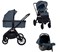 Детская коляска Sweet Baby Vento Black 3 в 1 Blue 1223695199 - фото 59985