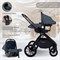 Детская коляска Sweet Baby Vento Black 3 в 1 Blue 1223695199 - фото 60021