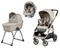Коляска 3 в 1 Peg Perego Veloce Belvedere Lounge Astral 1318610312 - фото 61003