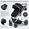 Детская коляска Sweet Baby Amare 3 в 1 Black 396123826 - фото 63890