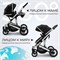 Детская коляска Sweet Baby Amare 3 в 1 Black 396123826 - фото 63891