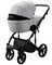 Детская коляска Adamex Lumi Air Deluxe 3 в 1 L-SA03 (СВ.СЕРАЯ КОЖА) 333518913 - фото 64253