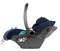 Коляска 3 в 1 Peg Perego Veloce Belvedere Lounge Blue Shine 650343693 - фото 64902