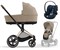 Коляска 3 в 1 Cybex Priam IV Rosegold и автокресло Cloud G i-Size Ocean Blue Plus Cozy Beige 1131959051 - фото 65840