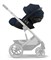 Коляска 3 в 1 Cybex Priam IV Rosegold и автокресло Cloud G i-Size Ocean Blue Plus Off White 547810461 - фото 65891