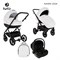 Детская коляска Tutis Nanni 7 Кожа 3 в 1 1533098 White 1719307109 - фото 65999