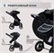 Коляска-трансформер Sweet Baby Ranger 3 в 1 Black Glossy 104092518 - фото 66157