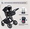 Коляска-трансформер Sweet Baby Ranger 3 в 1 Black Glossy 104092518 - фото 66164