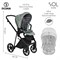 Детская коляска Roan Sol Кожа 2 в 1 RSL/2023 Misti Mint/Grey/руч. Серый 1950609069 - фото 6780