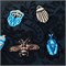 Коляска для новорожденных Cybex Priam IV Rosegold Jewels of Nature 1781685595 - фото 698