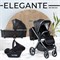 Детская коляска Sweet Baby Elegante 3 в 1 BRD Black 1858272331 - фото 70668