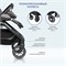 Детская коляска Farfello Belleza 3 в 1 Туманно-серый 1216584998 - фото 71021