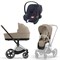 Коляска 3 в 1 Cybex Priam IV Chrome Brown complete и автокресло Aton B2 i-Size Bay Blue Cozy Beige 10477398 - фото 71031