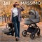 Детская коляска Sweet Baby Massimo SBL 3 в 1 Grey 1572457965 - фото 71504