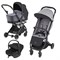 Детская коляска Anex Air-X Travel Cot Cosmo 3 в 1 twist/black/black 1878186069 - фото 71759