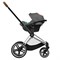 Коляска 3 в 1 Cybex Priam IV Chrome Brown complete и автокресло Aton S2 i-Size Lava Grey Mirage Grey 2113386026 - фото 72136