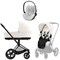 Коляска 3 в 1 Cybex Priam IV Matt Black complete и автокресло Cloud T i-Size Platinum White Plus Off White 446091054 - фото 74360