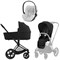 Коляска 3 в 1 Cybex Priam IV Matt Black complete и автокресло Cloud T i-Size Platinum White Plus Sepia Black 1937993516 - фото 74420
