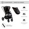 Детская коляска Sweet Baby Elegante 2 в 1 SBL GL Black 942774720 - фото 7452
