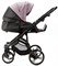 Детская коляска Adamex Lanti Deluxe 3 в 1 LN-SD106 (СИРЕНЕВ.КОЖА + ЧЕРН. КОЖА) 1859325010 - фото 74557
