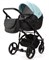 Детская коляска Adamex Lanti Deluxe 3 в 1 LN-SD111 (СВ.БИРЮЗОВАЯ.КОЖА + ЧЕРН.КОЖА) 421232264 - фото 74577